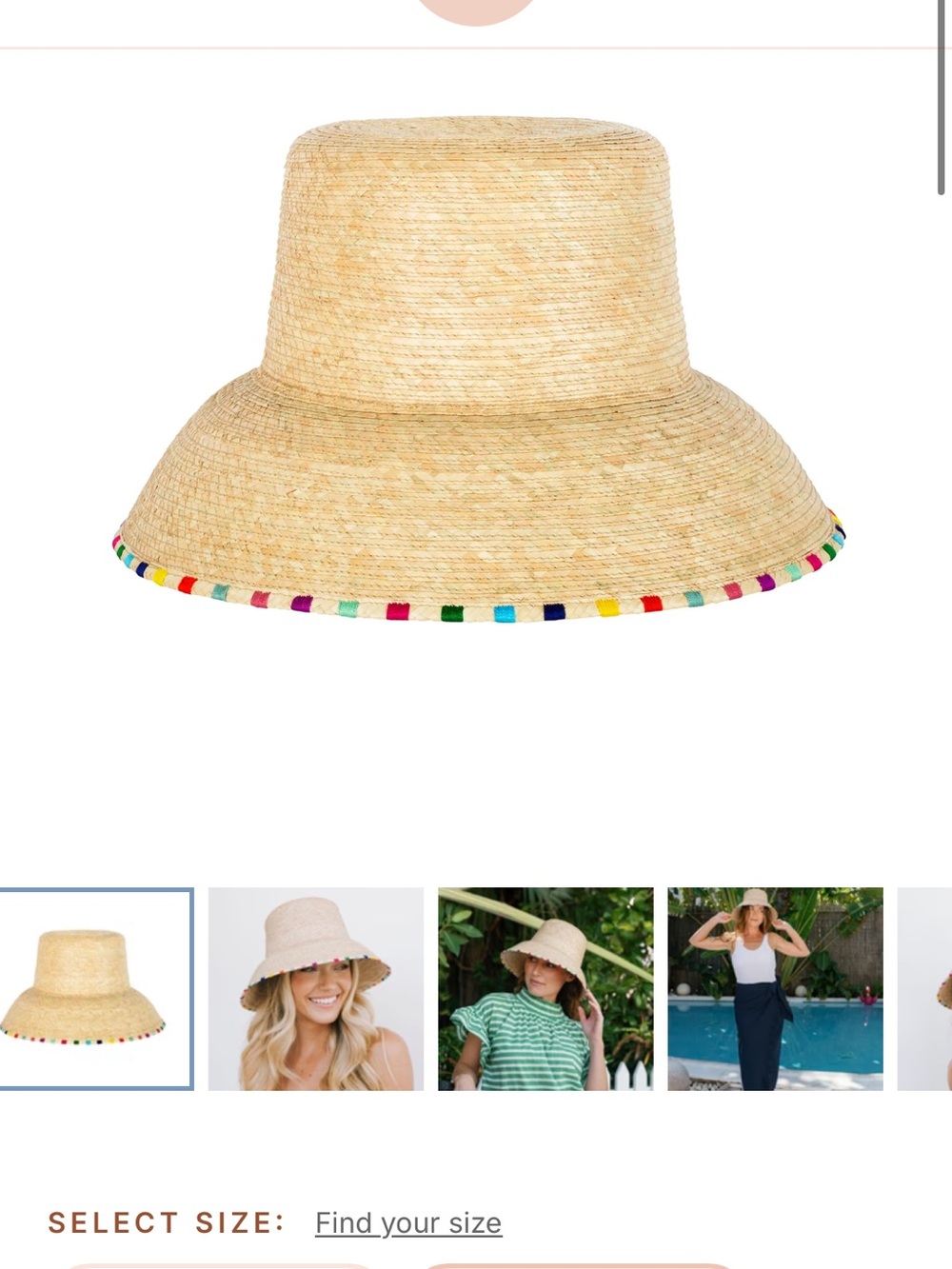 sunshine tienda roselia bucket hat
